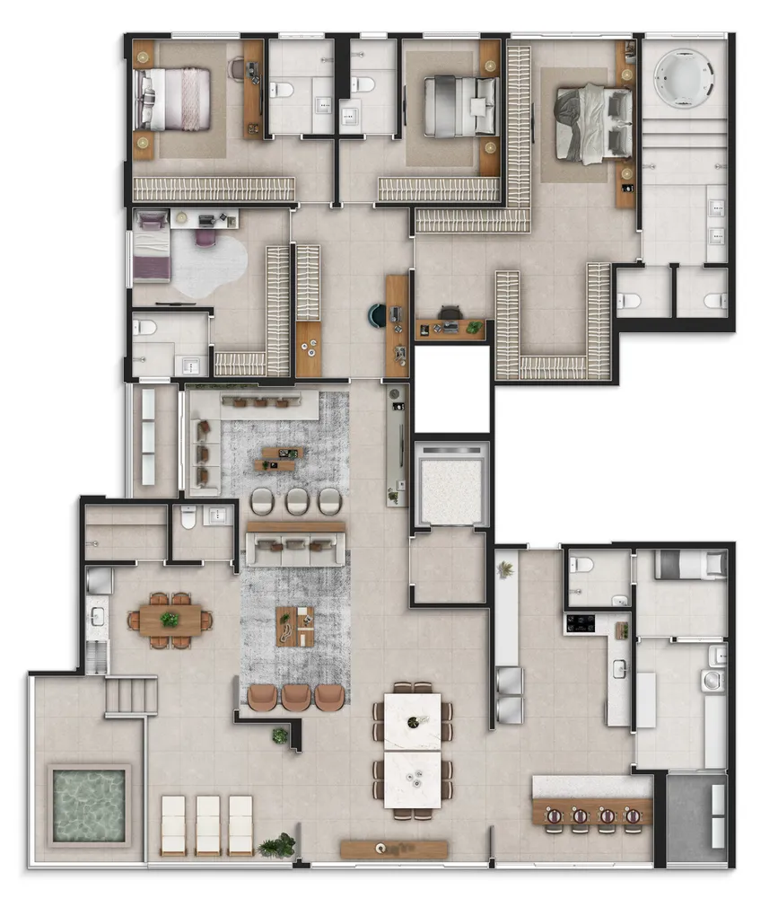 Apartamento, 3 quartos, 164 m² - Foto 20