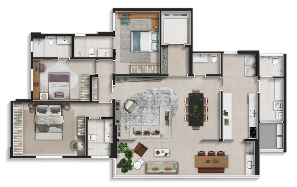Apartamento, 3 quartos, 164 m² - Foto 19