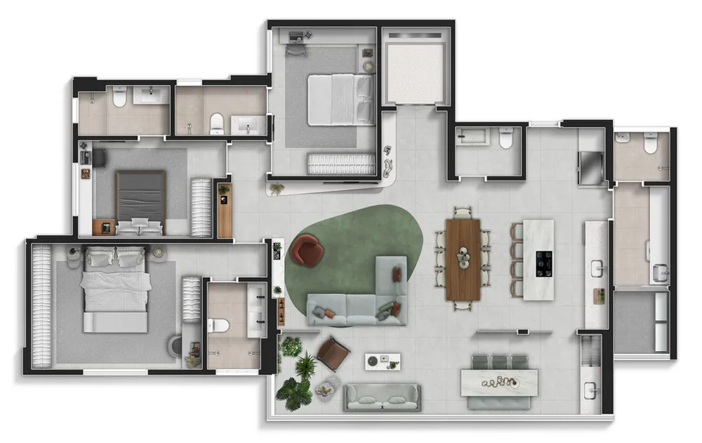 Apartamento, 3 quartos, 164 m² - Foto 18