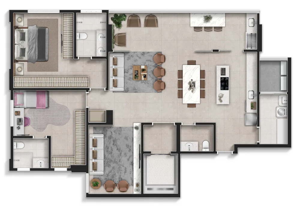 Apartamento, 3 quartos, 164 m² - Foto 16