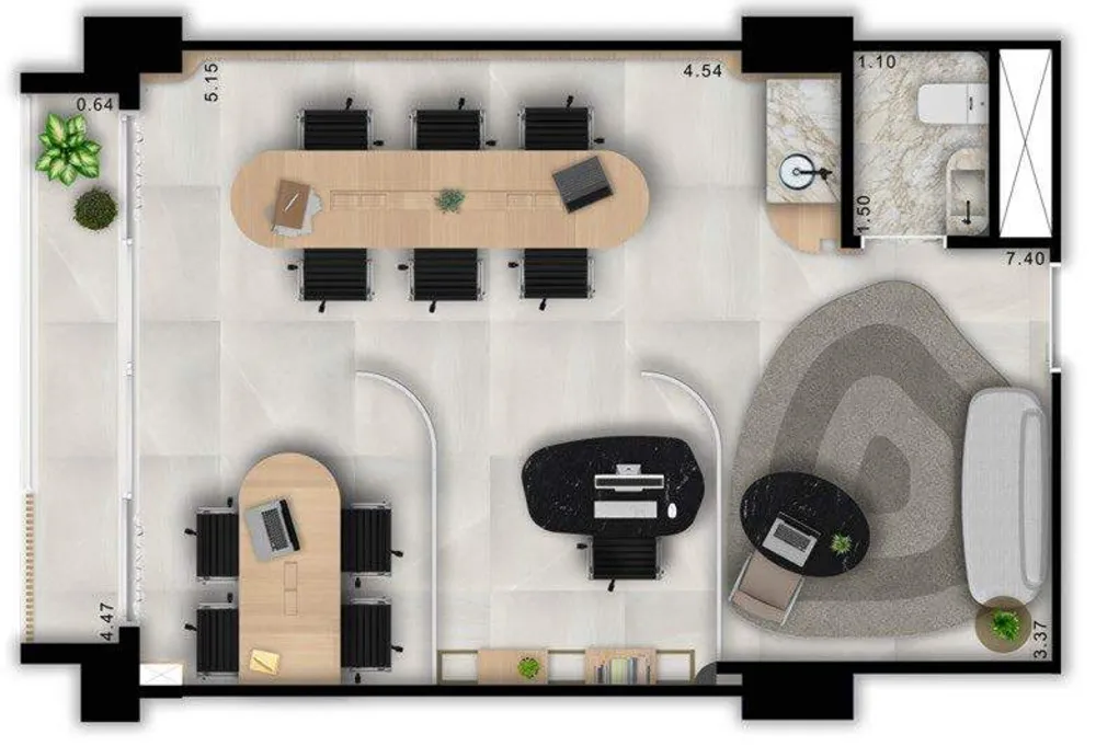 Sala-Conjunto, 42 m² - Foto 14
