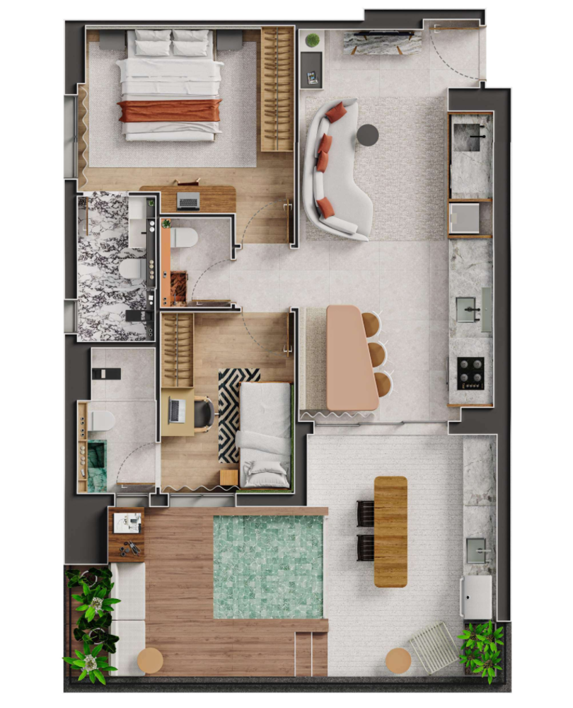 Apartamento, 2 quartos, 80 m² - Foto 27