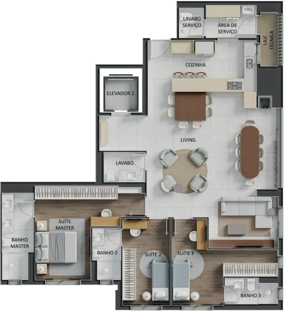 Apartamento, 4 quartos, 276 m² - Foto 16