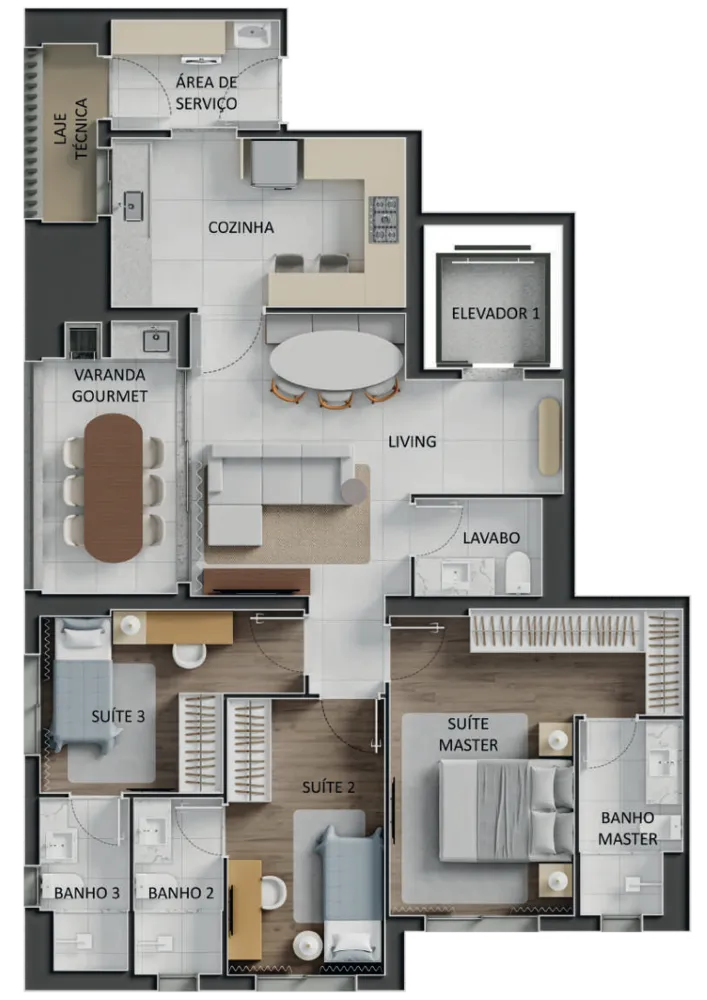 Apartamento, 4 quartos, 276 m² - Foto 14