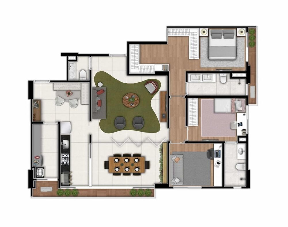 Apartamento à venda com 3 quartos, 130m² - Foto 19