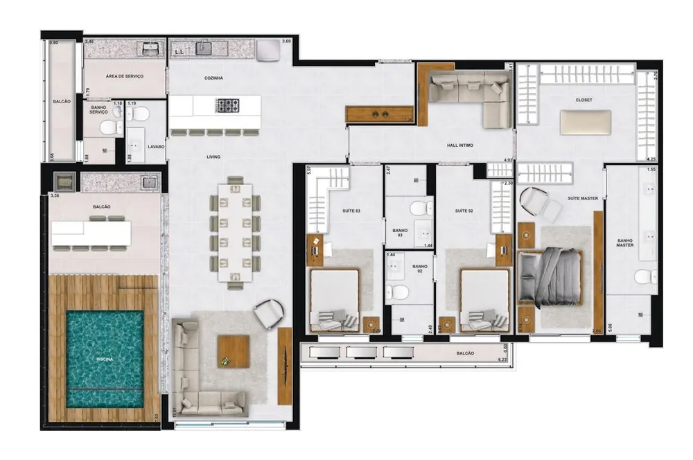 Apartamento, 3 quartos, 93 m² - Foto 16