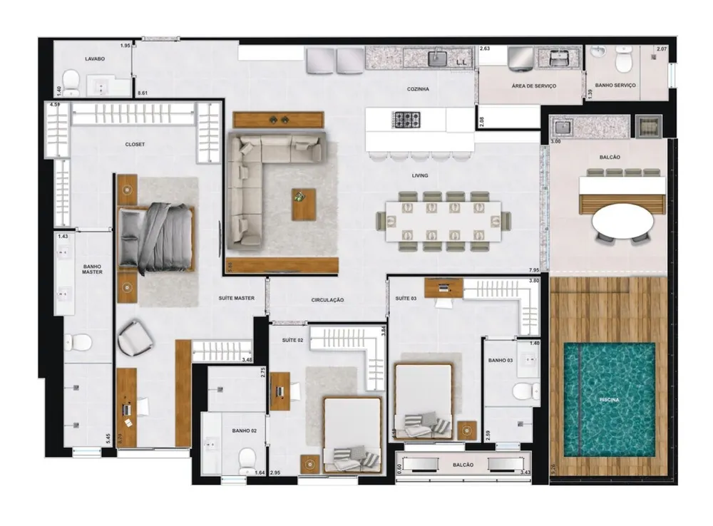 Apartamento, 3 quartos, 93 m² - Foto 15