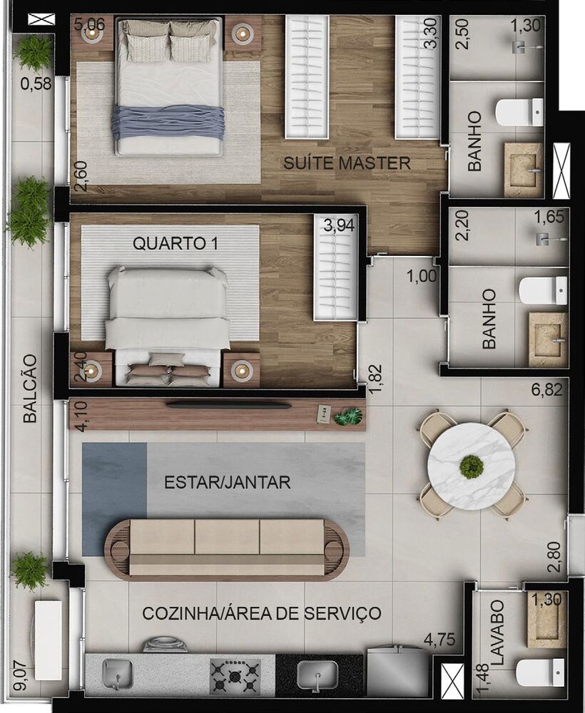 Apartamento à venda com 3 quartos, 141m² - Foto 26