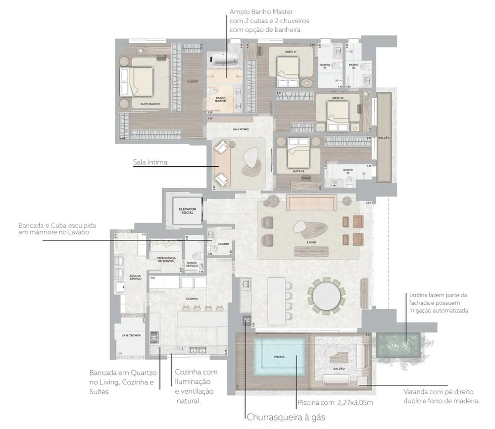 Apartamento, 4 quartos, 251 m² - Foto 27