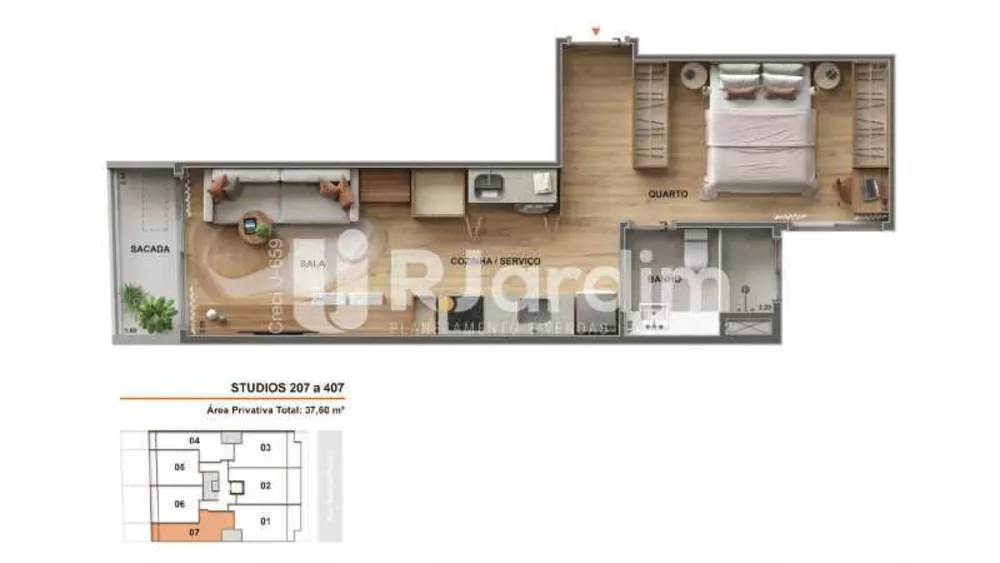 Cobertura, 2 quartos, 139 m² - Foto 21