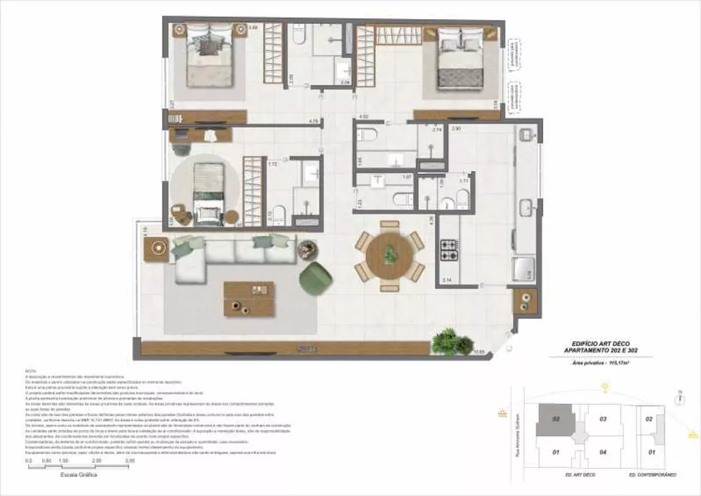 Apartamento, 3 quartos, 113 m² - Foto 19