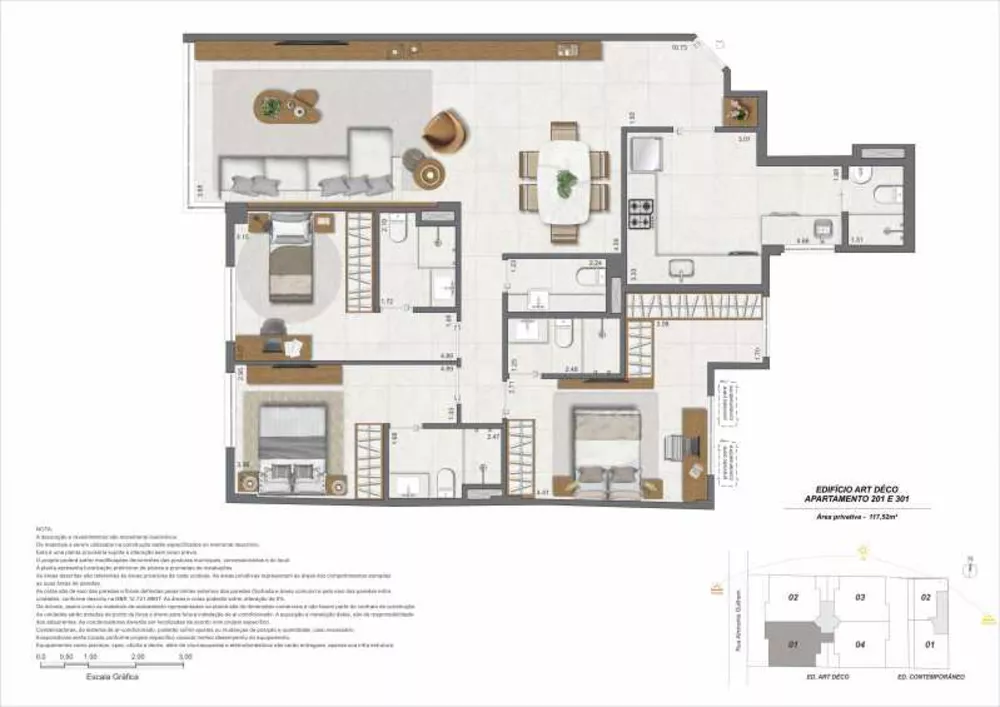 Apartamento, 3 quartos, 113 m² - Foto 8