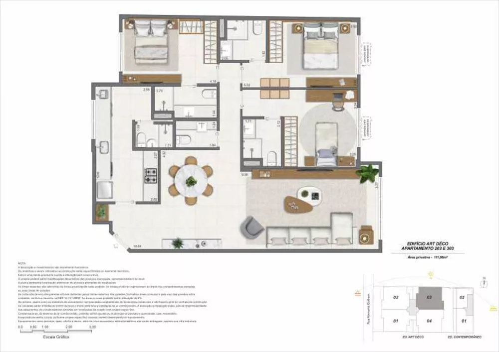 Apartamento, 3 quartos, 113 m² - Foto 7