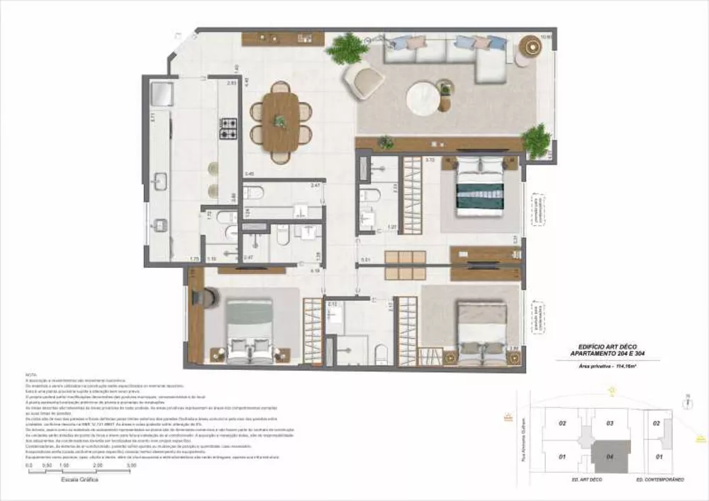 Apartamento, 3 quartos, 113 m² - Foto 22