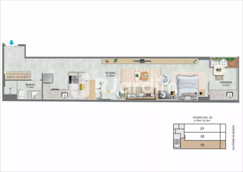 Loft, 43 m² - Foto 12