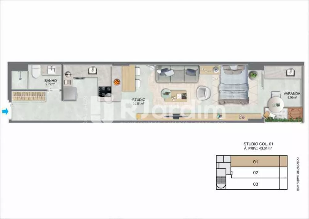 Loft, 43 m² - Foto 10