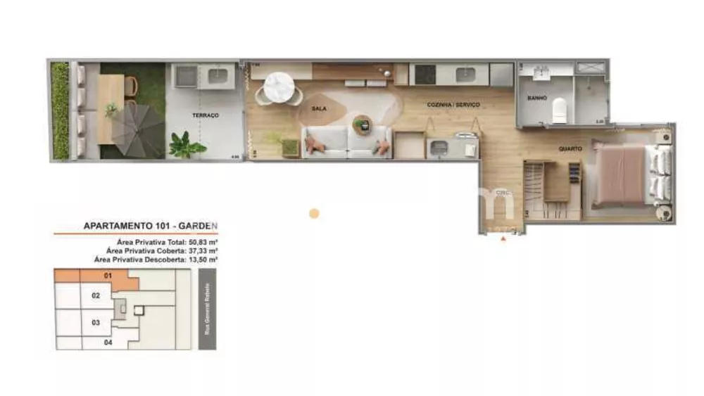 Loft, 38 m² - Foto 11