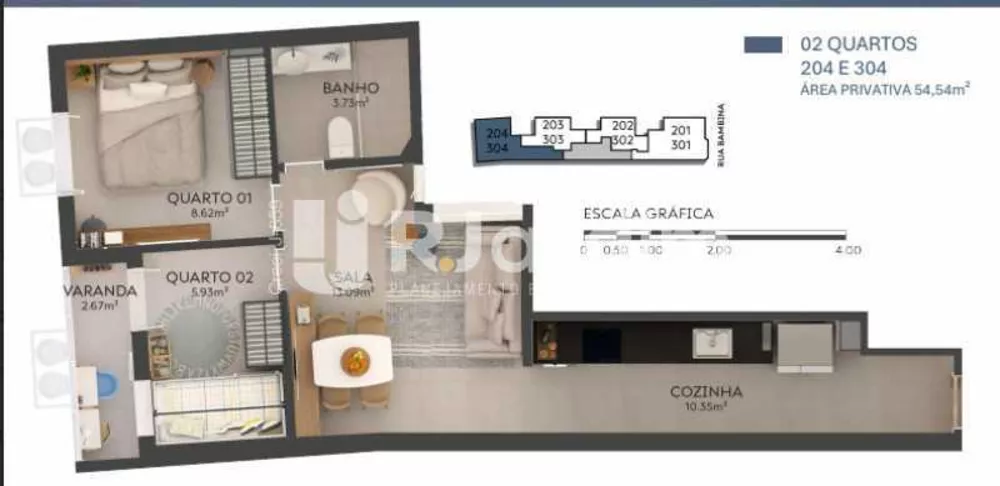 Apartamento, 2 quartos, 54 m² - Foto 17