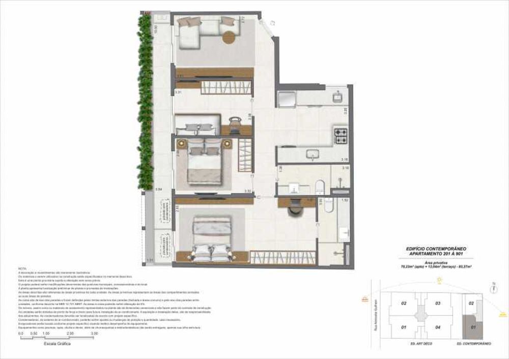 Apartamento, 2 quartos, 62 m² - Foto 13