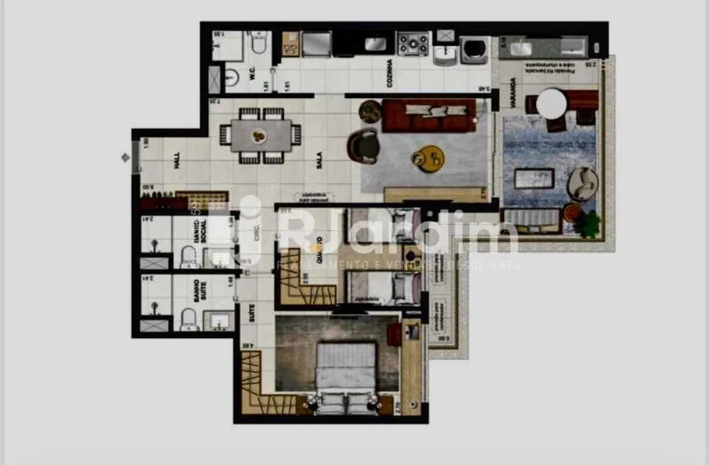 Apartamento, 2 quartos, 95 m² - Foto 19