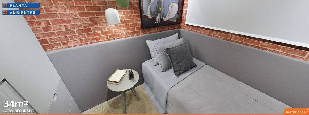 Apartamento, 2 quartos, 35 m² - Foto 9