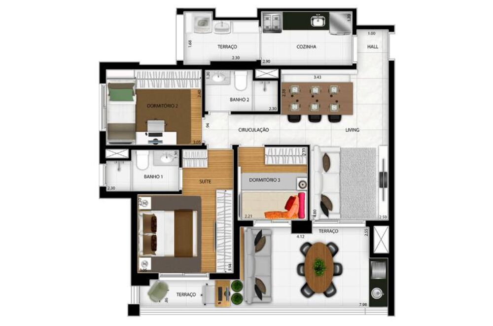 Apartamento, 2 quartos, 74 m² - Foto 12
