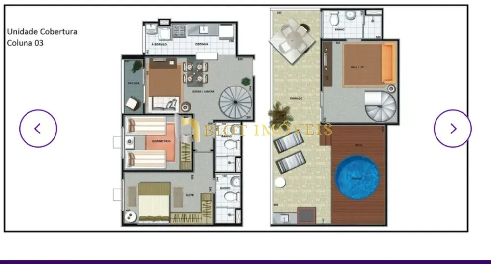 Cobertura, 3 quartos, 144 m² - Foto 14