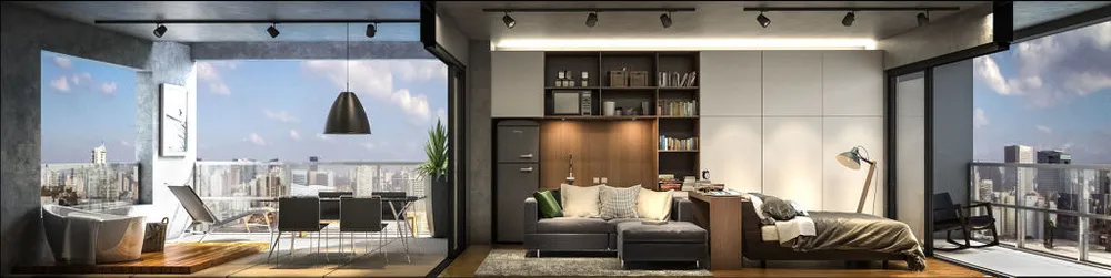 Apartamento, 1 quarto, 26 m² - Foto 1
