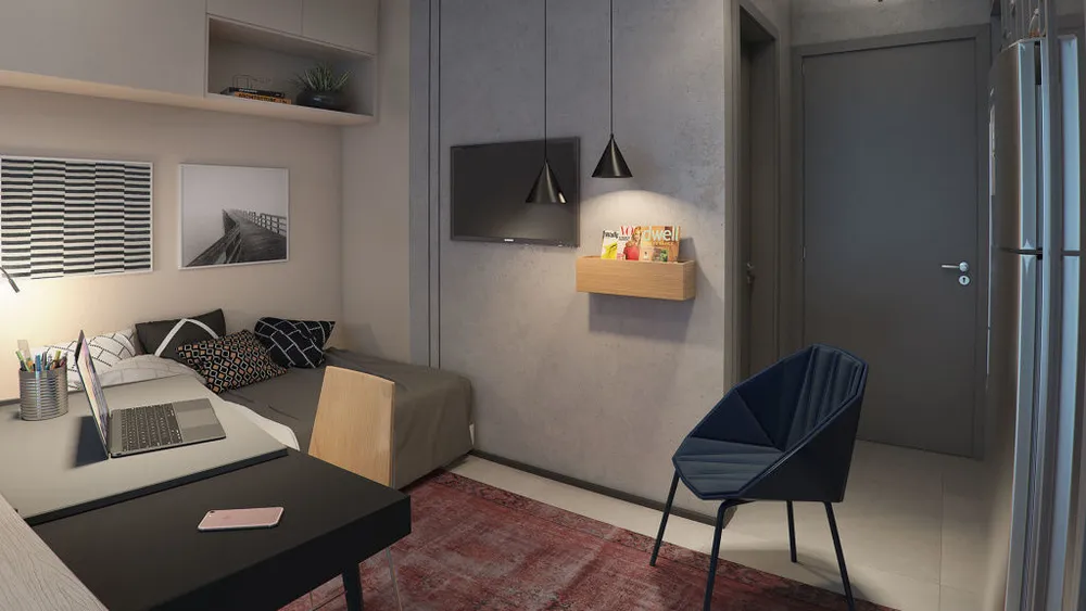 Apartamento, 1 quarto, 22 m² - Foto 1