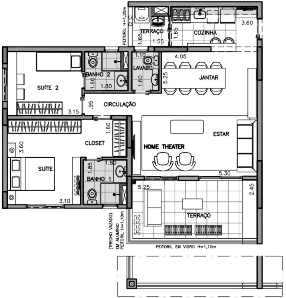 Apartamento, 2 quartos, 92 m² - Foto 7