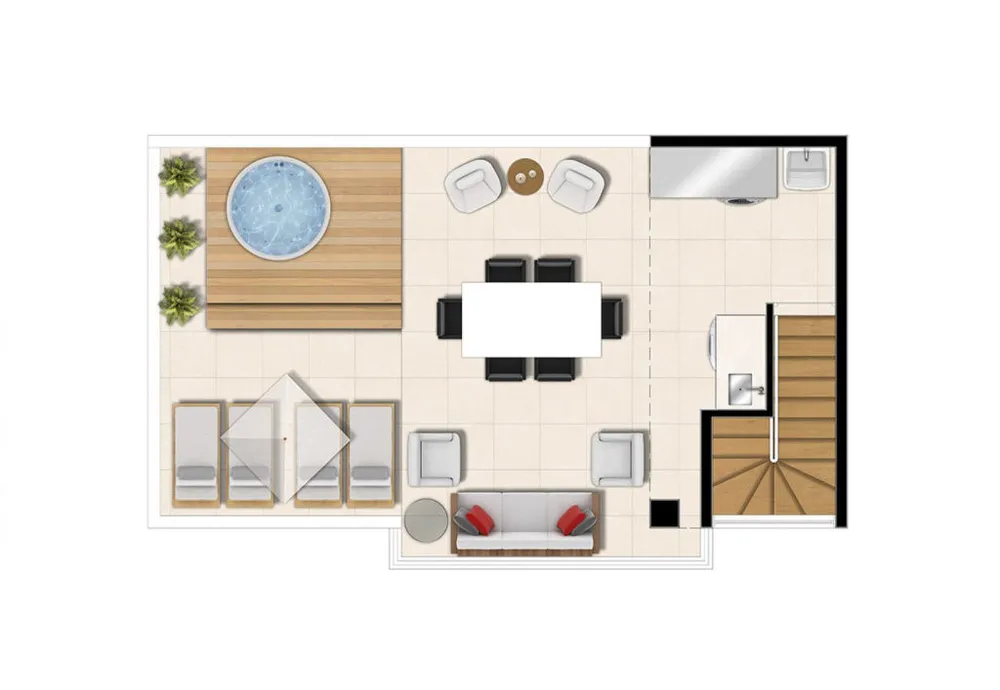 Apartamento, 1 quarto, 83 m² - Foto 6