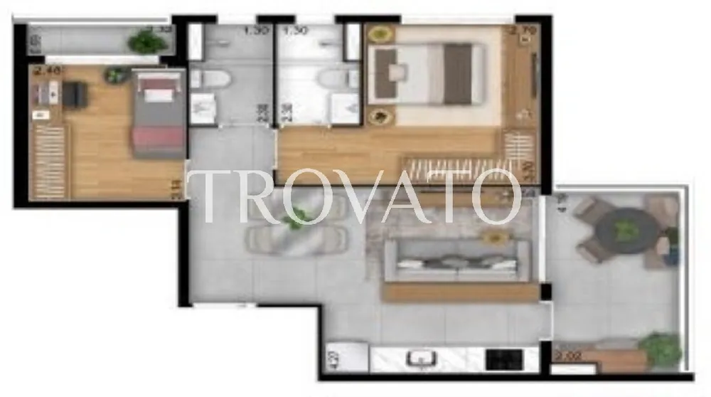 Apartamento, 2 quartos, 68 m² - Foto 15