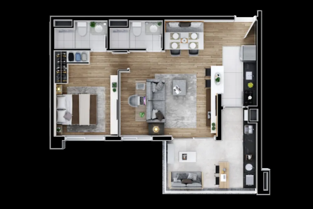 Apartamento, 2 quartos, 64 m² - Foto 8