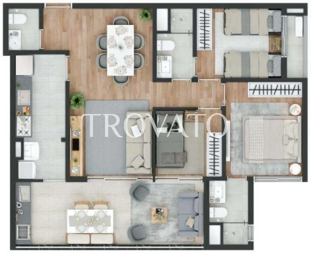 Apartamento, 3 quartos, 147 m² - Foto 11