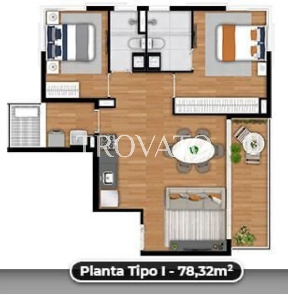 Apartamento, 2 quartos, 78 m² - Foto 17