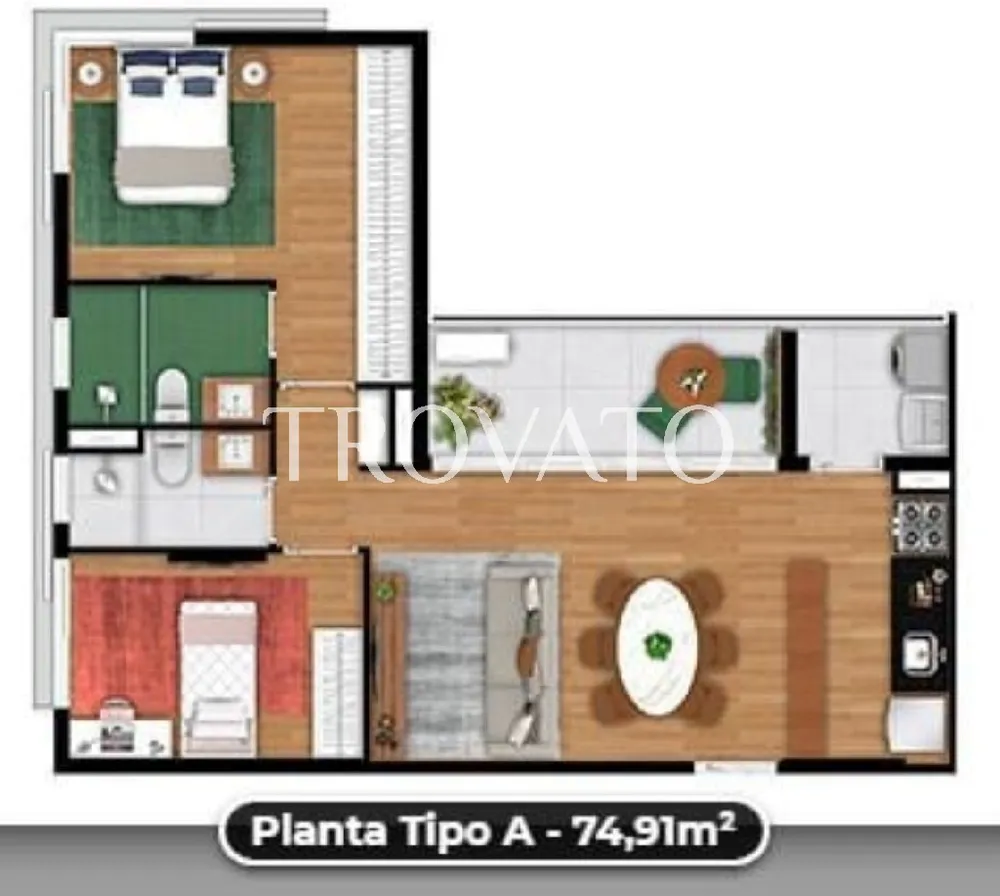 Apartamento, 2 quartos, 78 m² - Foto 14
