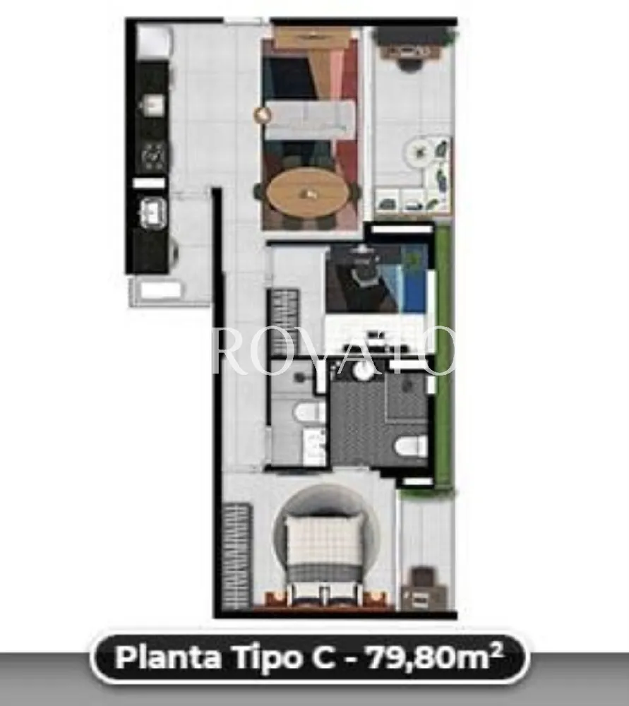 Apartamento, 2 quartos, 78 m² - Foto 19