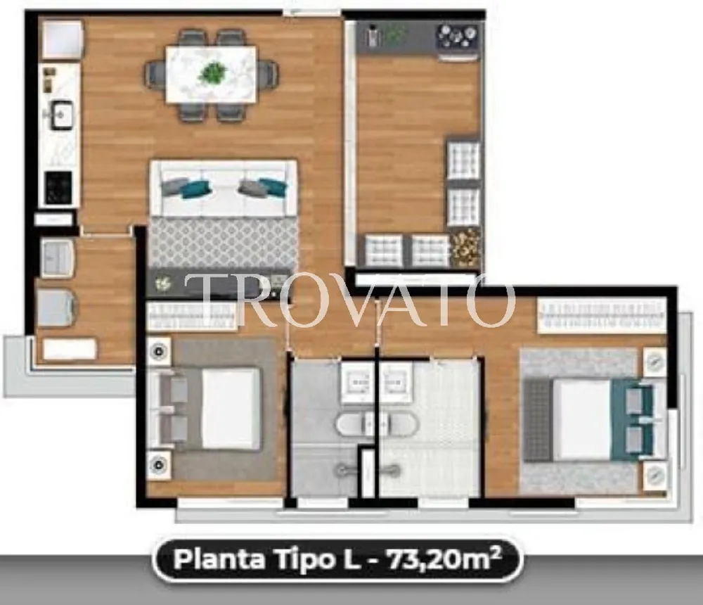 Apartamento, 2 quartos, 78 m² - Foto 12
