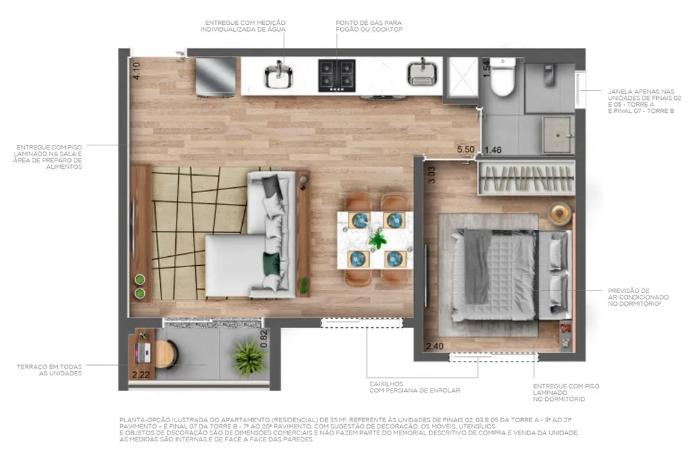 Apartamento, 1 quarto, 27 m² - Foto 14