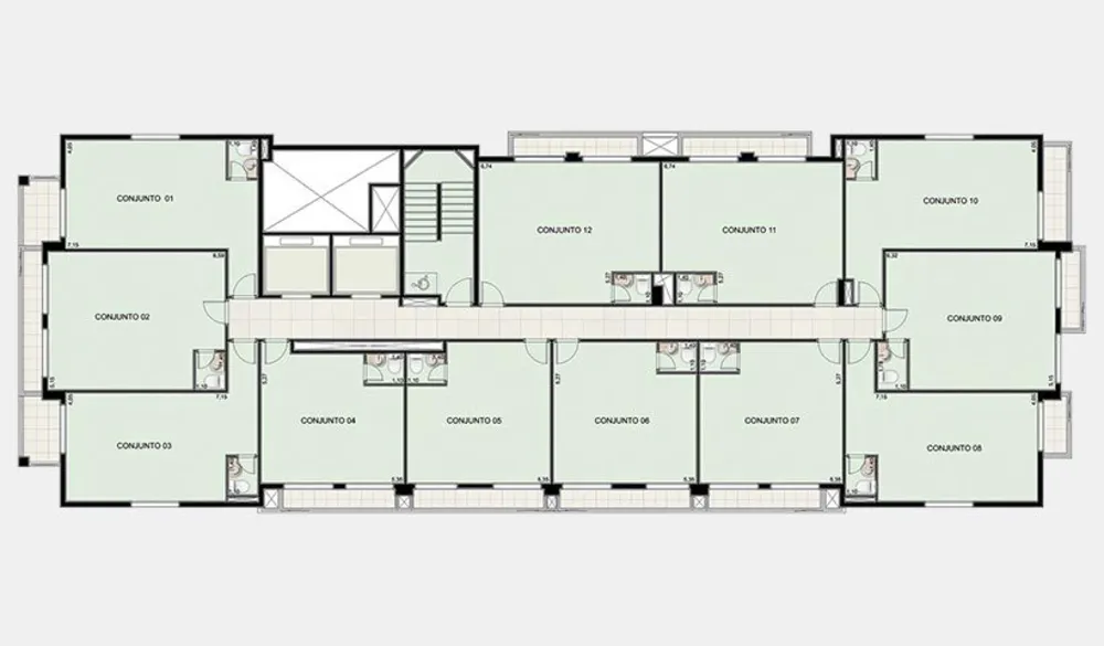 Sala-Conjunto, 43 m² - Foto 9