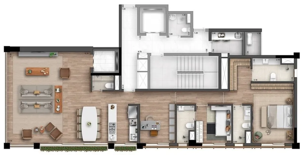 Apartamento, 2 quartos, 105 m² - Foto 12