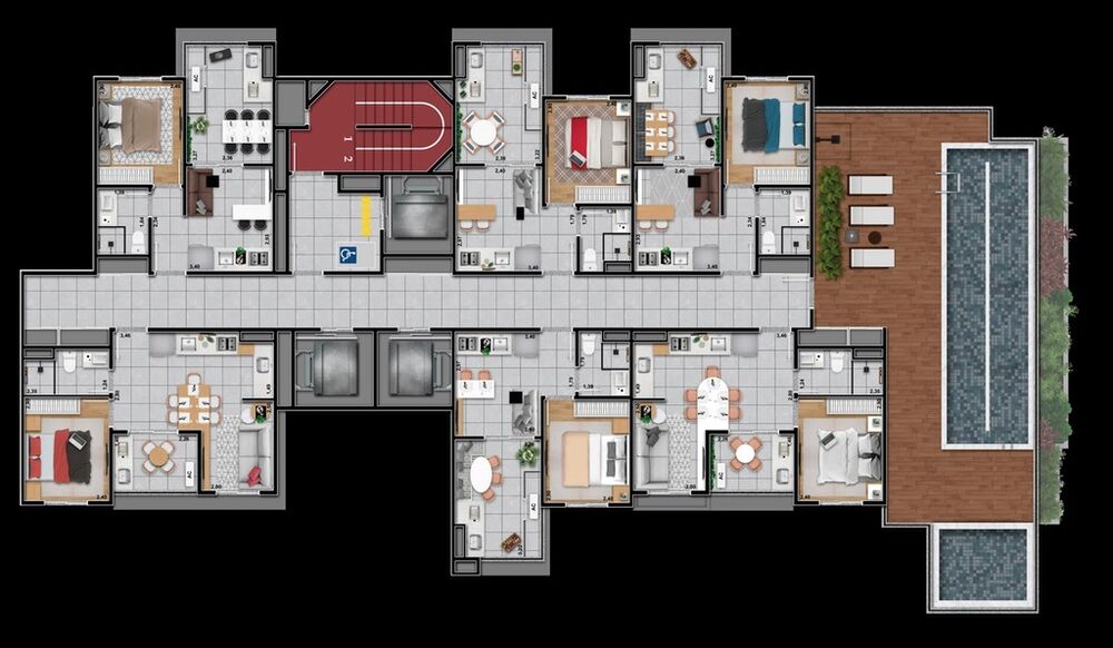 Apartamento, 1 quarto, 54 m² - Foto 27