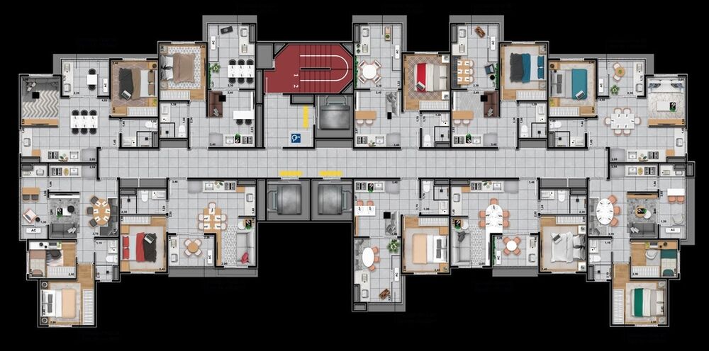 Apartamento, 1 quarto, 54 m² - Foto 31