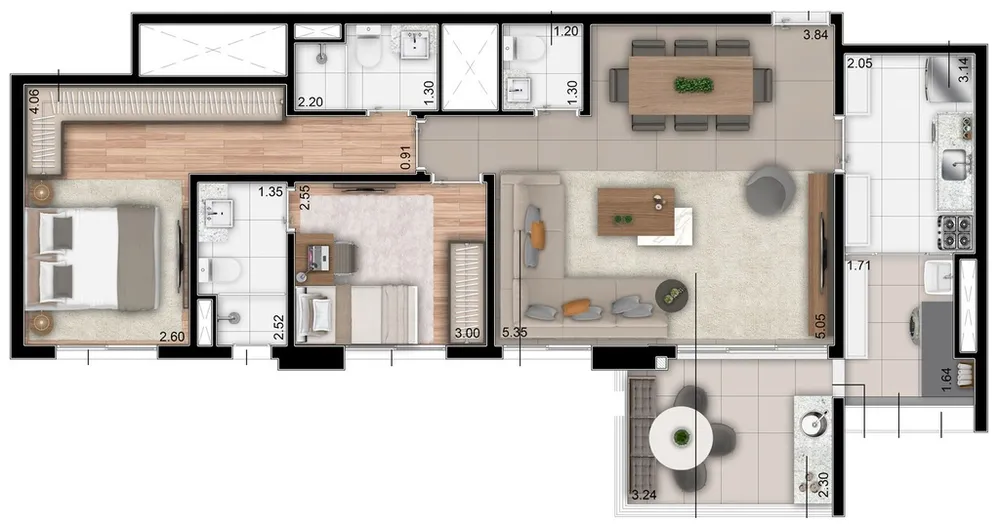 Apartamento, 4 quartos, 115 m² - Foto 13