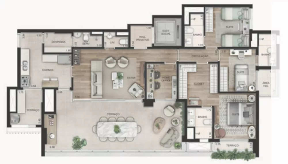 Apartamento, 4 quartos, 221 m² - Foto 18