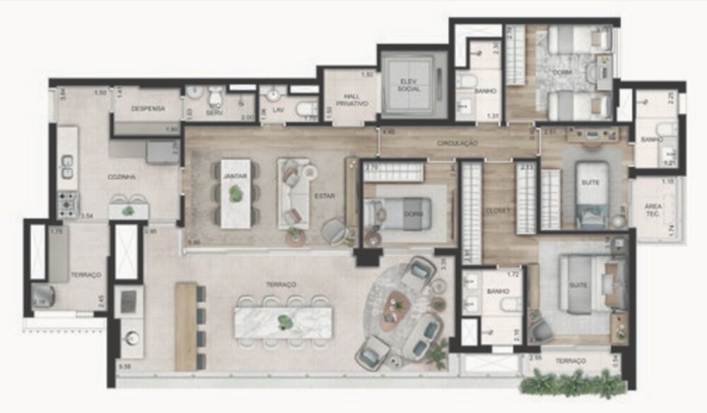 Apartamento, 4 quartos, 221 m² - Foto 27
