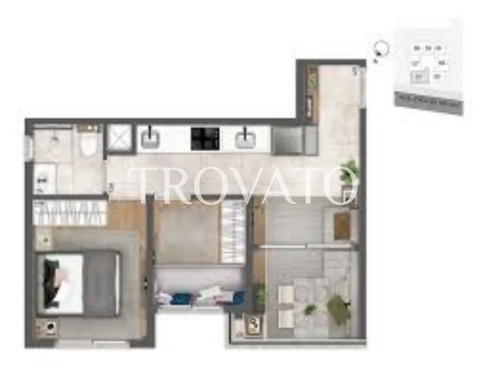 Apartamento, 2 quartos, 41 m² - Foto 5