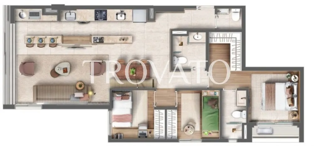 Apartamento, 3 quartos, 87 m² - Foto 4
