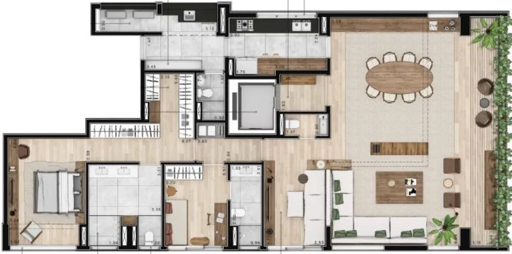 Apartamento, 2 quartos, 134 m² - Foto 6