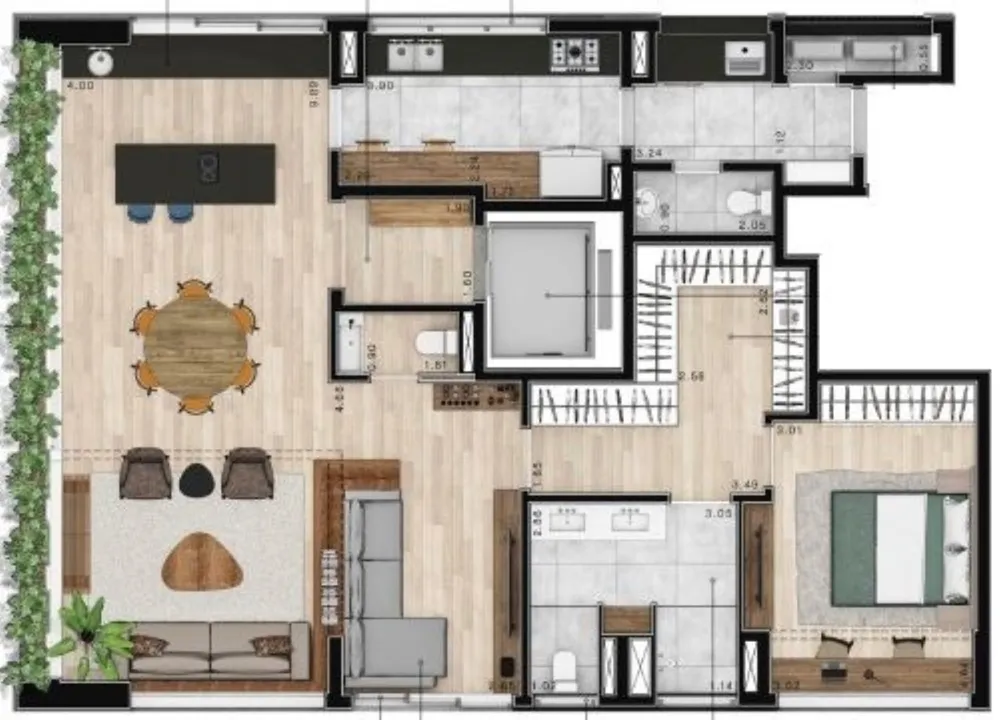 Apartamento, 2 quartos, 134 m² - Foto 12